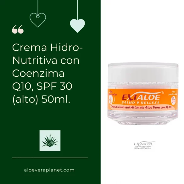 Crema Hidronutritiva con Factor de protección 30 50ml.