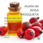 Aceite de rosa Mosqueta y Aloe vera 50ml.