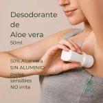 Desodorante de Aloe Vera – SIN ALUMINIO 50ml.